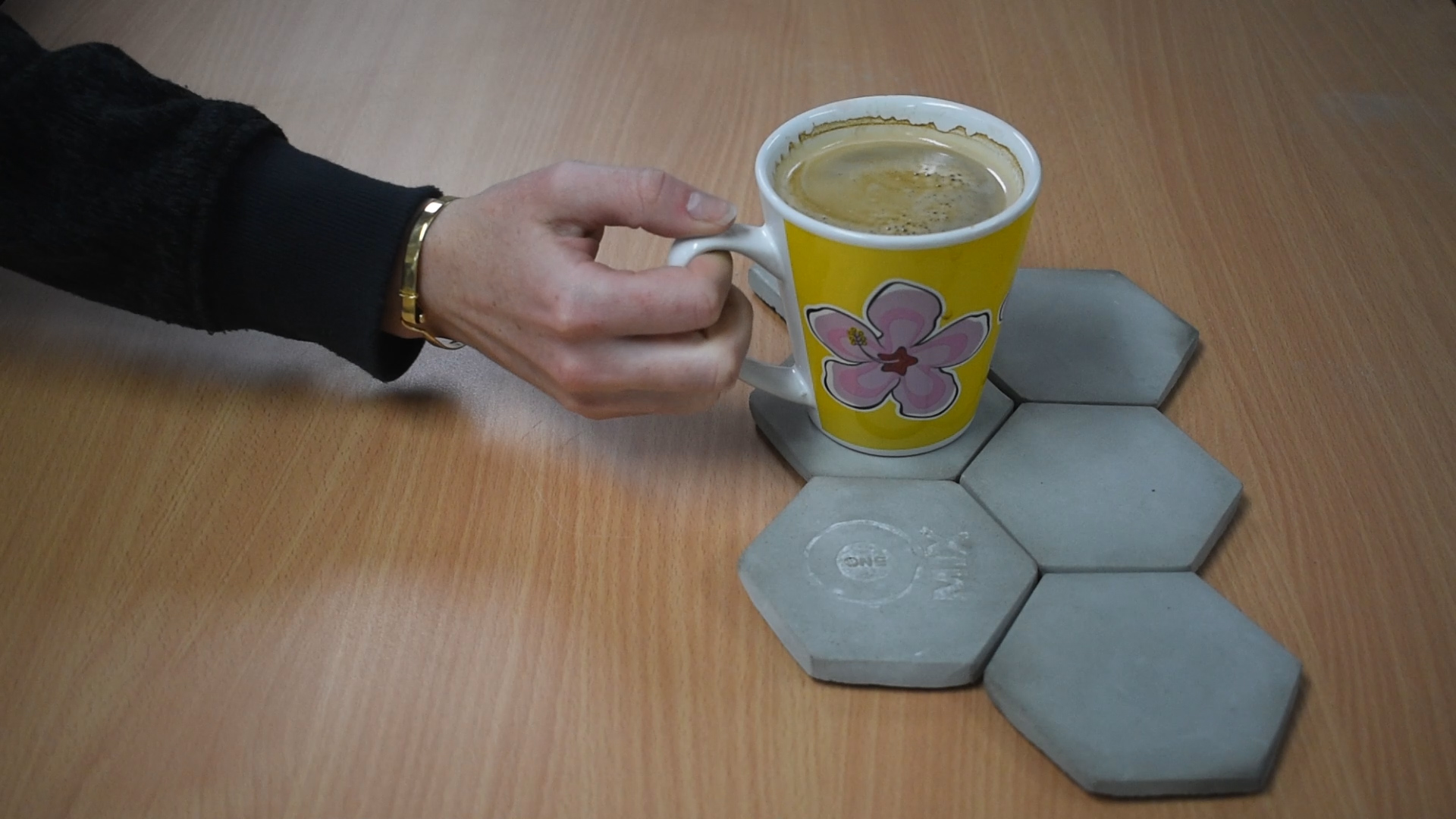 Concrete Coasters using OneMix Mortar